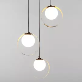 Подвесной светильник Eurosvet Dublin 50205/3 черный/бронза (a051774)