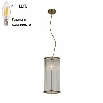 Подвесной светильник Favourite Wonderland с лампочкой 2907-1P+Lamps E14 Свеча