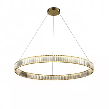 Подвесной светильник iLedex WOODSTOCK 10920P/1-38W-3000K-D1000 GOLD&CLEAR