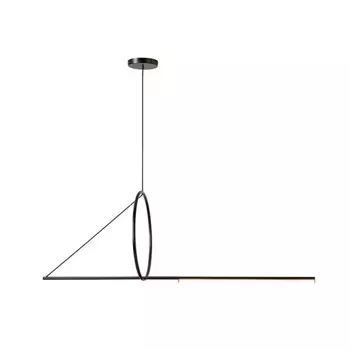 Подвесной светильник iLedex ZOOM 8075P/S-18W-3000K MATT BLACK&WHITE