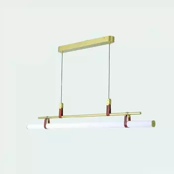 Подвесной светильник iLedex ZOOM 9498P-46W-3000K GOLD&BROWN&WHITE