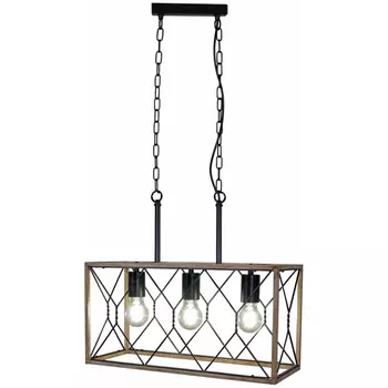 Подвесной светильник Illumico IL1008-3LL-05 BK WOOD (1426449)