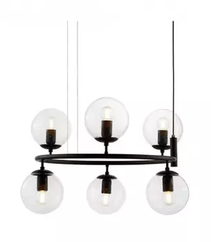 Подвесной светильник Lumina Deco Ceredo LDP 6034-6 RND BK