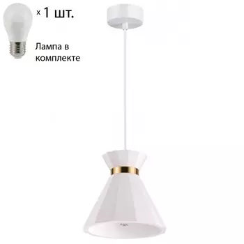 Подвесной светильник Novotech Cail с лампочкой 370515+Lamps E27 P45