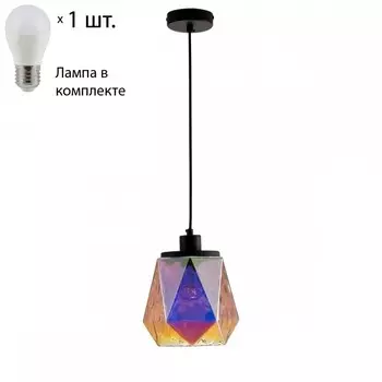 Подвесной светильник Odeon Capra с лампочкой 4997/1+Lamps E27 P45