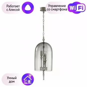 Подвесной светильник Odeon Light Bell с поддержкой Алиса 4882/3-А