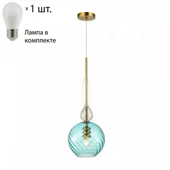 Подвесной светильник Odeon Light Bella с лампочкой 4648/1+Lamps E27 P45