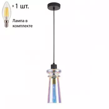 Подвесной светильник Odeon Pasti с лампочкой 4967/1A+Lamps E14 Свеча