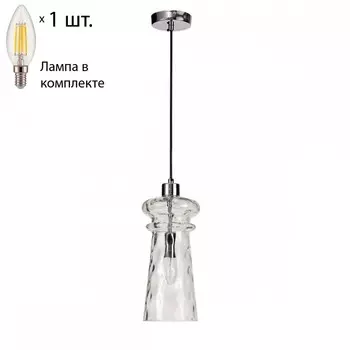 Подвесной светильник Odeon Pasti с лампочкой 4968/1+Lamps E14 Свеча