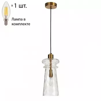 Подвесной светильник Odeon Pasti с лампочкой 4998/1+Lamps E14 Свеча