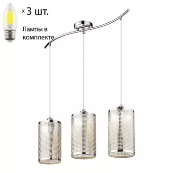 Подвесной светильник с лампочками Velante 227-106-03+Lamps E27 Свеча
