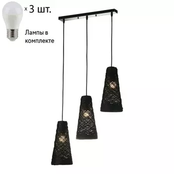 Подвесной светильник с лампочками Velante 567-726-03+Lamps E27 P45