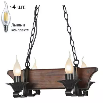 Подвесной светильник с лампочками Velante 598-703-04+Lamps