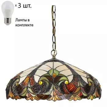 Подвесной светильник с лампочками Velante 815-806-03+Lamps E27 P45
