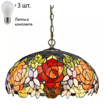 Подвесной светильник с лампочками Velante 828-806-03+Lamps E27 P45