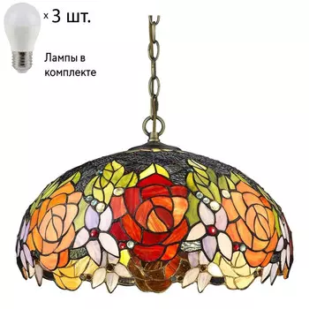 Подвесной светильник с лампочками Velante 828-806-03+Lamps E27 P45