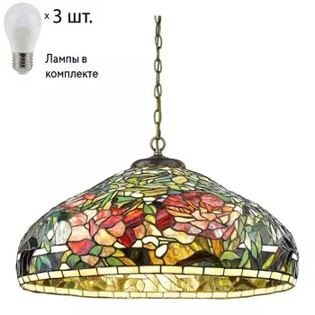 Подвесной светильник с лампочками Velante 868-806-03+Lamps E27 P45