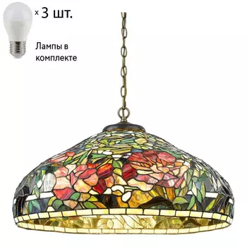 Подвесной светильник с лампочками Velante 868-806-03+Lamps E27 P45