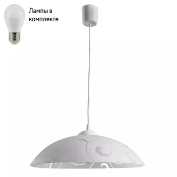 Подвесной светильник с лампочкой Arte lamp A3320SP-1WH+Lamps