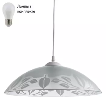 Подвесной светильник с лампочкой Arte lamp A4020SP-1WH+Lamps