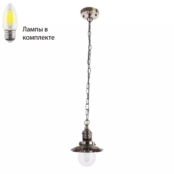 Подвесной светильник с лампочкой Arte lamp A4524SP-1AB+Lamps