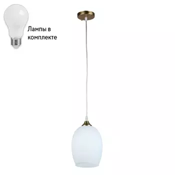 Подвесной светильник с лампочкой Arte lamp A4344SP-1PB+Lamps