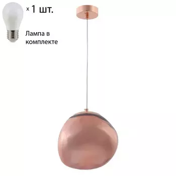 Подвесной светильник с лампочкой CRYSTAL LUX Malaga SP1 D200 Cooper+Lamps