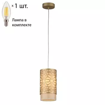 Подвесной светильник с лампочкой F-promo Arabesco 2911-1P+Lamps E14 Свеча