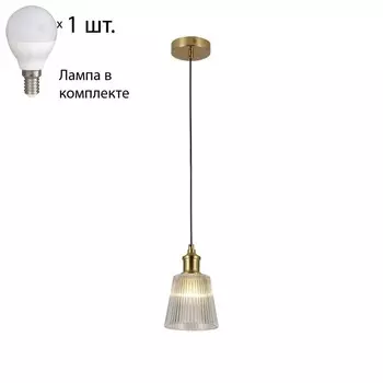 Подвесной светильник с лампочкой Favourite Copita 2777-1P+Lamps E14 P45