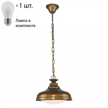Подвесной светильник с лампочкой Favourite Laterne 1330-1P1+Lamps E27 P45