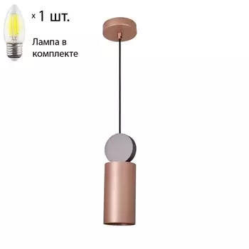 Подвесной светильник с лампочкой Favourite Otium 2214-1P+Lamps Е27 Свеча
