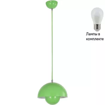 Подвесной светильник с лампочкой Lucia Tucci Narni 197.1 Verde+Lamps
