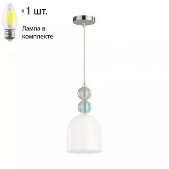 Подвесной светильник с лампочкой Lumion Gillian 5235/1A+Lamps Е27 Свеча