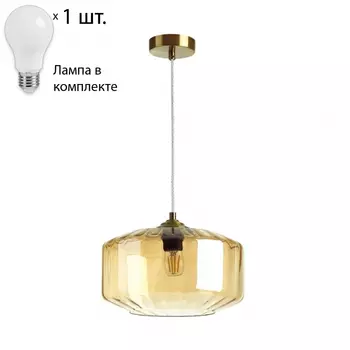 Подвесной светильник с лампочкой Odeon Light Binga 4747/1+Lamps А60