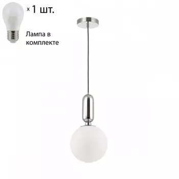 Подвесной светильник с лампочкой Odeon Light Okia 4670/1+Lamps E27 P45