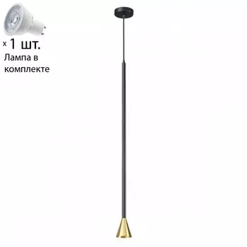 Подвесной светильник с лампочкой Odeon Light Pipa 3884/1GB+Lamps Gu10
