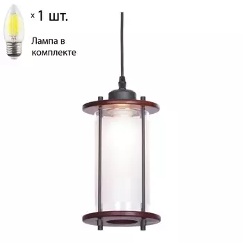 Подвесной светильник с лампочкой Velante 597-706-01+Lamps E27 Свеча