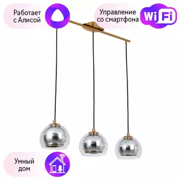 Подвесной светильник с поддержкой Алисы, комплект от Lustrof. №282391