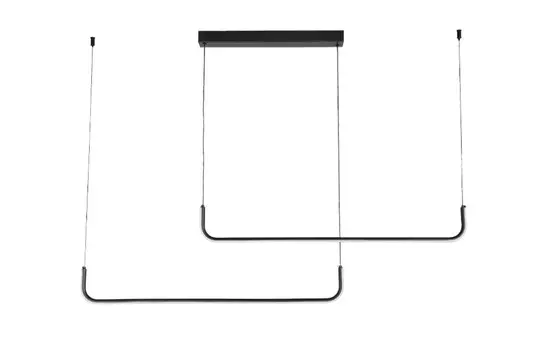 Подвесной светильник с пультом ДУ Crystal Lux SUAVE SP35W LED L1200 BLACK