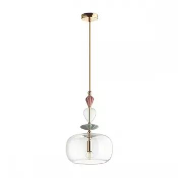 Подвесной светильник со светодиодной лампочкой E14, комплект от Lustrof. №277453-624558