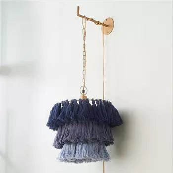 Подвесной светильник Tassel Wall Синий ImperiumLoft TASSEL-WALL01 (178399-26)