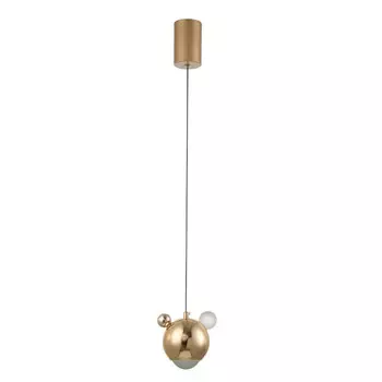 Подвесной светодиодный светильник Crystal Lux Amigo SP Led Gold