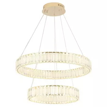 Подвесной светодиодный светильник Crystal Lux Musika SP100W Led Gold