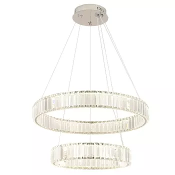 Подвесной светодиодный светильник Crystal Lux Musika SP100W Led Chrome