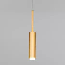 Подвесной светодиодный светильник Dante Eurosvet 50203/1 LED матовое золото (a051710)