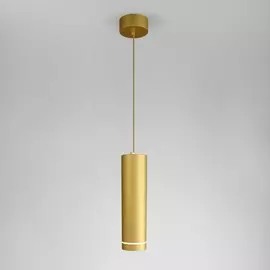 Подвесной светодиодный светильник DLR023 12W 4200K золото матовый Elektrostandard (a047679)