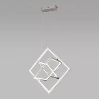 Подвесной светодиодный светильник Eurosvet Maya 90224/3 матовое серебро (a050151)