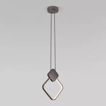 Подвесной светодиодный светильник Eurosvet Style 50216/1 LED черный жемчуг (a056035)