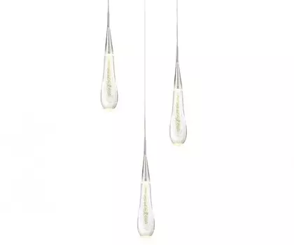 Подвесной светодиодный светильник Kink Light Гутта 07861-3AS,02