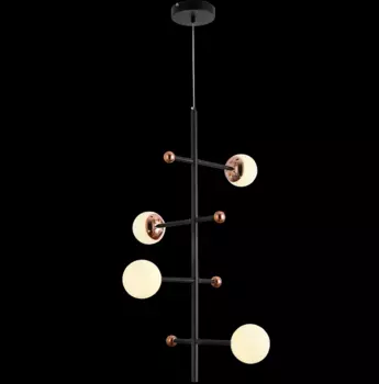 Подвесной светодиодный светильник Natali Kovaltseva Loft LED LAMPS 81338 GOLD BLACK